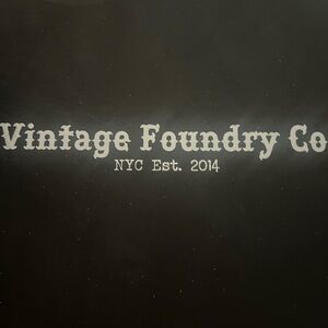 Vintage Foundry Co. Black Sign